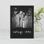 オリジナル ヴィンテージ 写真と名前 フラット ホリデー カード (スタンド正面)