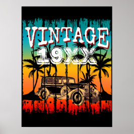 オリジナル ヴィンテージ 誕生日 ギフト ポスター