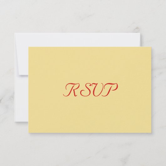 オリジナル 偽物 ゴールド 赤 エレガント クリスマス パーティー 出席可否返信 出欠カード (裏面)