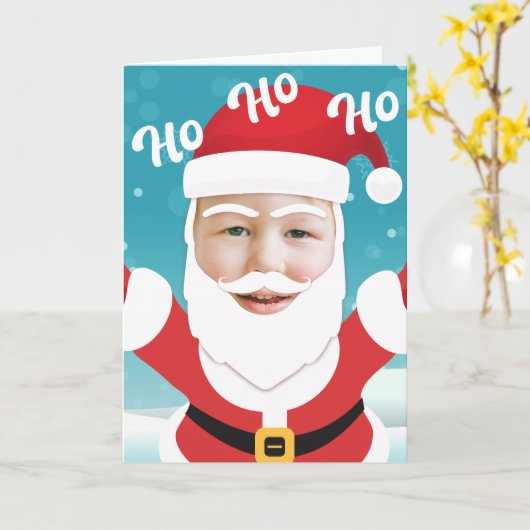 オリジナル 写真を追加 カスタマイズしたクリスマス カード (黄色い花)