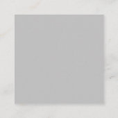 オリジナル 写真入り 四角い ビジネスカード (裏面)