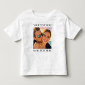 オリジナル 写真+テキスト トドラーTシャツ (正面)