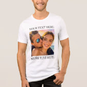 オリジナル 写真+テキスト トライブレンドTシャツ (正面)