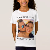 オリジナル 写真+テキスト Tシャツ (正面)