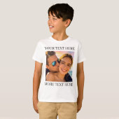 オリジナル 写真+テキスト Tシャツ (正面フル)