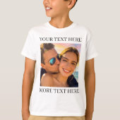 オリジナル 写真+テキスト Tシャツ (正面)