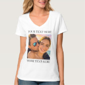 オリジナル 写真+テキスト Tシャツ (正面)