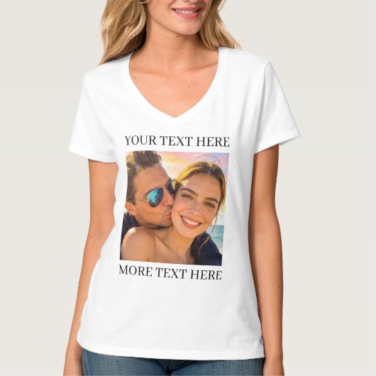 オリジナル 写真+テキスト Tシャツ (正面)
