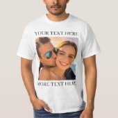 オリジナル 写真+テキスト Tシャツ (正面)