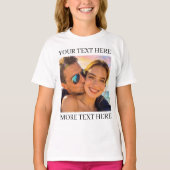 オリジナル 写真+テキスト Tシャツ (正面)