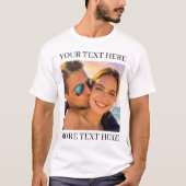 オリジナル 写真+テキスト Tシャツ (正面)