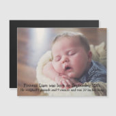 オリジナル 出生発表 マグネット (正面/裏面)