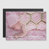 オリジナル 出生発表 マグネット (正面/裏面)