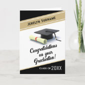 オリジナル 卒業おめでとうカード カード (正面)