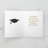 オリジナル 卒業おめでとうカード カード (内部)