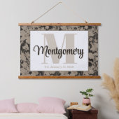 オリジナル 名前 ウォールアート プリント Est ギフト (寝室)