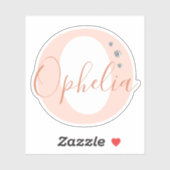 オリジナル 名前 モノグラム エレガント 偽ダイヤモンド シール (シート)