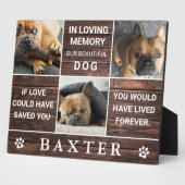 オリジナル　天然木　写真コラージュ　メモリアル　ペット　記念品 フォトプラーク (側面)