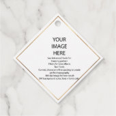 オリジナル 小さな 四角い ハングタグ フェイバータグ (裏面)