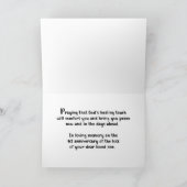 オリジナル 年 宗教的 喪失の2周年 カード (内部)