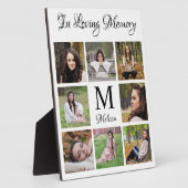 オリジナル 愛する人の思い出 フォトコラージュ フォトプラーク (側面)