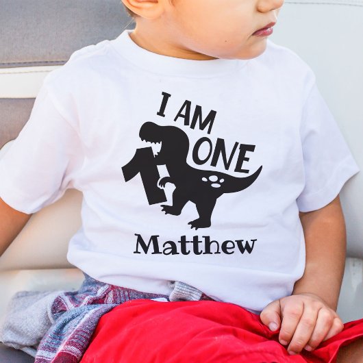 オリジナル 我は1歳の恐竜 Tシャツ