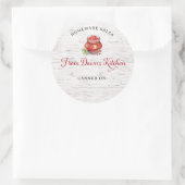 オリジナル 手作り サルサ 缶詰 ラベル ステッカー (バッグ)