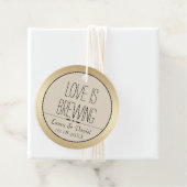 オリジナル 新婦新郎 コーヒーラベル フェイバータグ (インサイチュ)