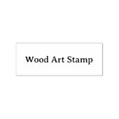オリジナル 木製アート 1" x 2.5" ラバースタンプ (インプリント)
