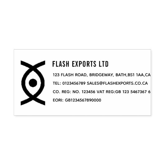 オリジナル 業務用 会社 印章 自由 インク スタンプ (デザイン)