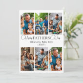 オリジナル 父の日 フォト コラージュ カード (スタンド正面)