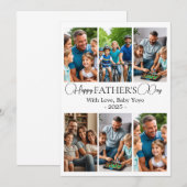 オリジナル 父の日 フォト コラージュ カード (正面/裏面)