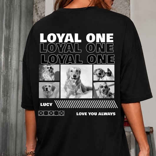 オリジナル 犬 ペット 写真 カスタム 90年代  Tシャツ