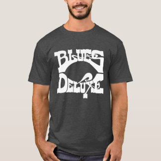 オリジナル、独占的な青のデラックスなロゴのTシャツ Tシャツ