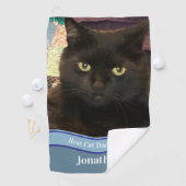 オリジナル 猫パパ カスタム写真 ゴルフタオル (インサイチュ)