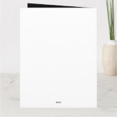 オリジナル 猫好きな母 カスタム写真カード カード (裏面)