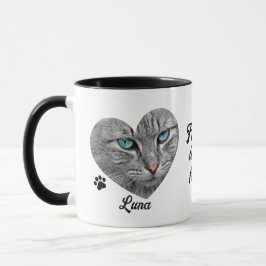 オリジナル 猫好き メモリアル フォト マグカップ