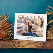 オリジナル 祖父 私たち愛してる フォト 名前 フォトプラーク (側面)