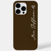 オリジナル 結婚しました スマホケース 新婦と新郎のために Case-Mate iPhoneケース (裏面)