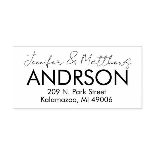 オリジナル 結婚式 新郎新婦と返信先のセルフインキング セルフインキングスタンプ (デザイン)