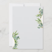 オリジナル 結婚記念日 カレンダー 日付 招待状 (裏面)