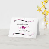 オリジナル 結婚1周年 カード (黄色い花)