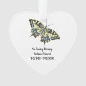 オリジナル 蝶 追悼 オルナメント オーナメント (正面)