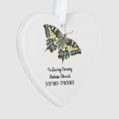 オリジナル 蝶 追悼 オルナメント オーナメント (正面)