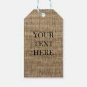オリジナル 誕生日 バースデー ナチュラル ギフトタグ – ラスティック (裏面)