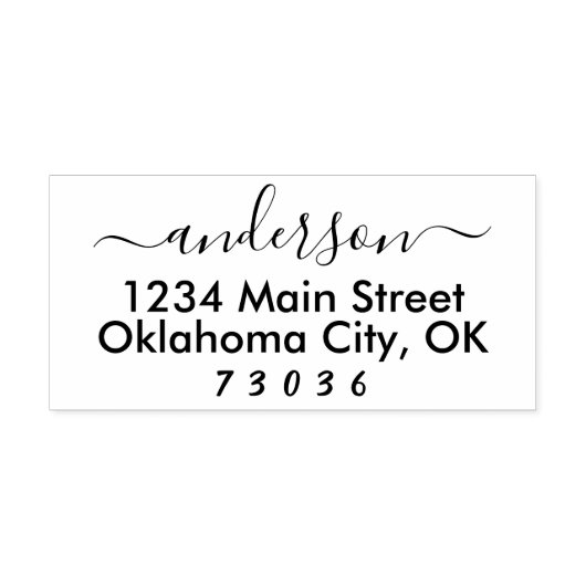 オリジナル 返送先住所 自動インクスタンプ セルフインキングスタンプ (デザイン)