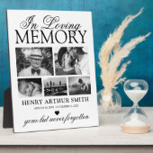 オリジナル 追憶の5枚写真 フォトプラーク (側面)