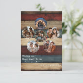 オリジナル ５枚 写真 コラージュ イースター ポストカード (スタンド正面)