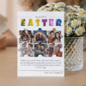 オリジナル ６枚の写真を使った イースター ポストカード