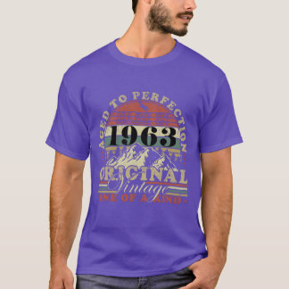 オリジナル 1963 ビンテージ レトロ お誕生日おめでとう 男の子 Tシャツ